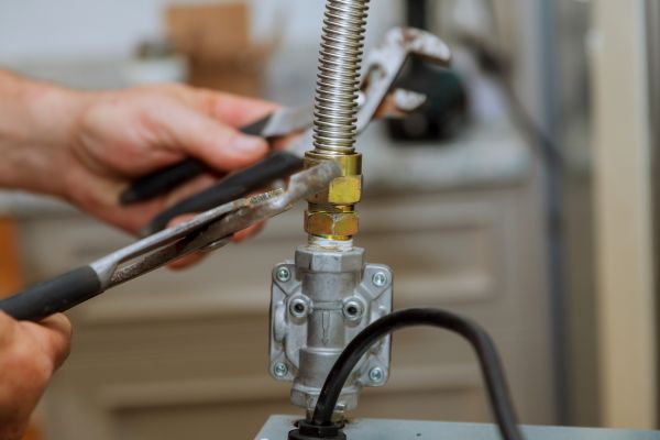 Flexible Gas Line Installation in Palm Desert